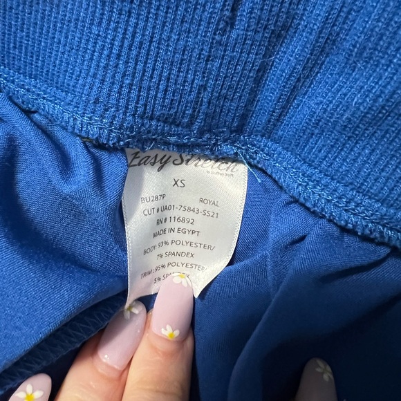 Butter Soft Scrubs Royal Blue XS - Picture 2 of 5